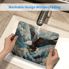 Eagle Pattern Mouse Pad 20x24cm for Games Home Office Rubber Laptop Desktop