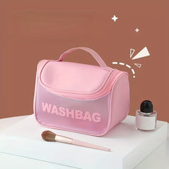 Waterproof Travel Wash Bag with Mesh Pocket