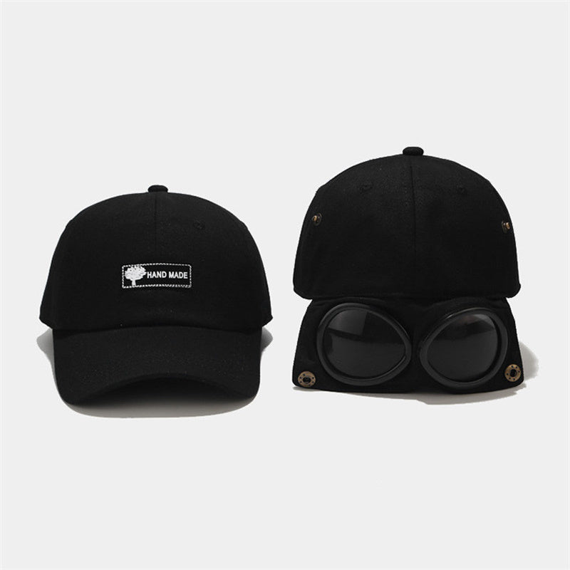 Men's Embroidered Baseball Cap Snapback Letter Trucker Hat