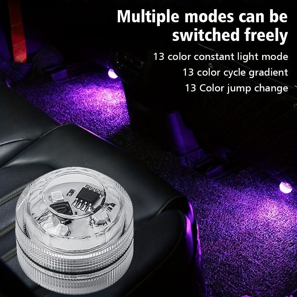 Wireless LED Car Interior Ambient Light Remote Control