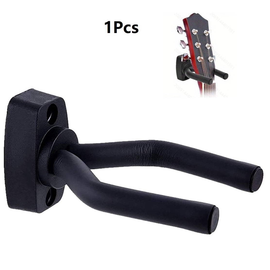 Guitar Wall Mount Hanger for All Size Instruments Easy Install