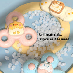 3 Packs Dessert Cartoon Animals Suction Cup Rotating Toys for Toddlers
