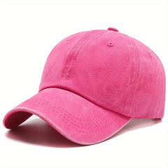 Vintage Hip Hop Baseball Cap Washed Distressed Unisex Denim Sun Hat