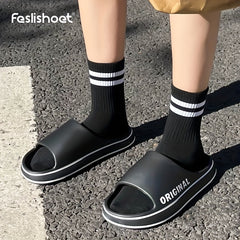 Men's Lightweight Open Toe Slippers for Shower Spring Summer