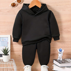 Toddler Baby 2-Piece Set Long Sleeve Hoodie Sweatshirt and Trousers