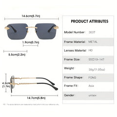 Men's Outdoor Polarized Sunglasses, Square Frame, Sun Protection