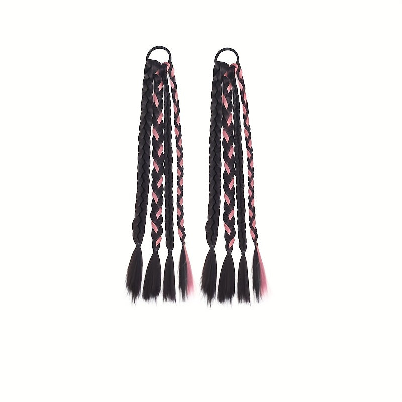 Sweet Wig Braid Double Ponytail Dreadlock Hair Tie