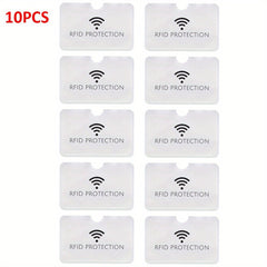 10PCS Anti RFID Credit Card Holder Wallet Blocking