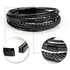 Hand woven Leather Bracelet Men's Ethnic Wind Bracelet