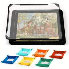 1000pcs Foldable Felt Puzzle Board with 6 Trays