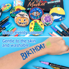 18 Acrylic Pens for DIY Handcraft Easter Decoration