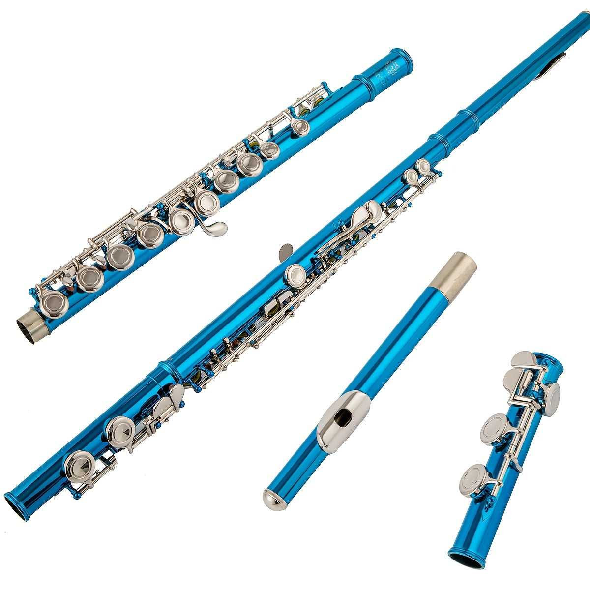 16 Hole Flute in Red Purple Color