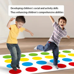Body Twisting Dance Mat Party Team Building Interactive Toy