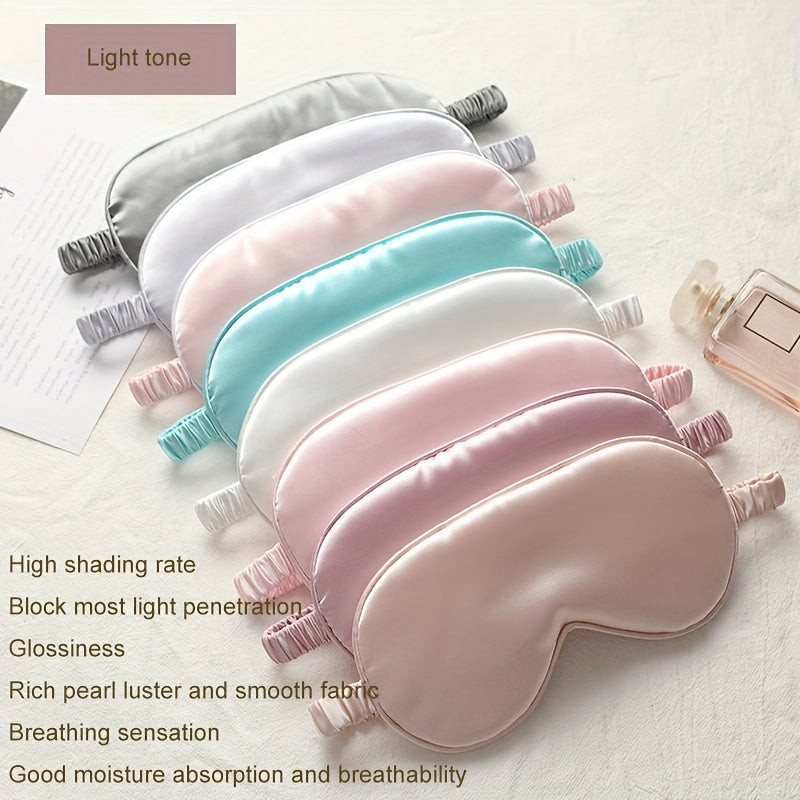 Double Sided Soft Sleep Eye Mask Solid Blackout Blindfold