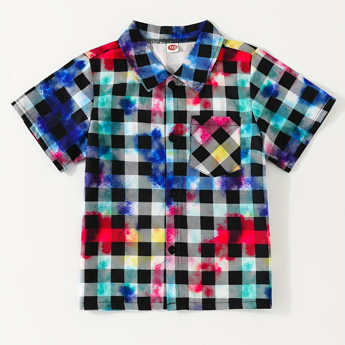 Boys Plaid Button Down Shirts for Summer
