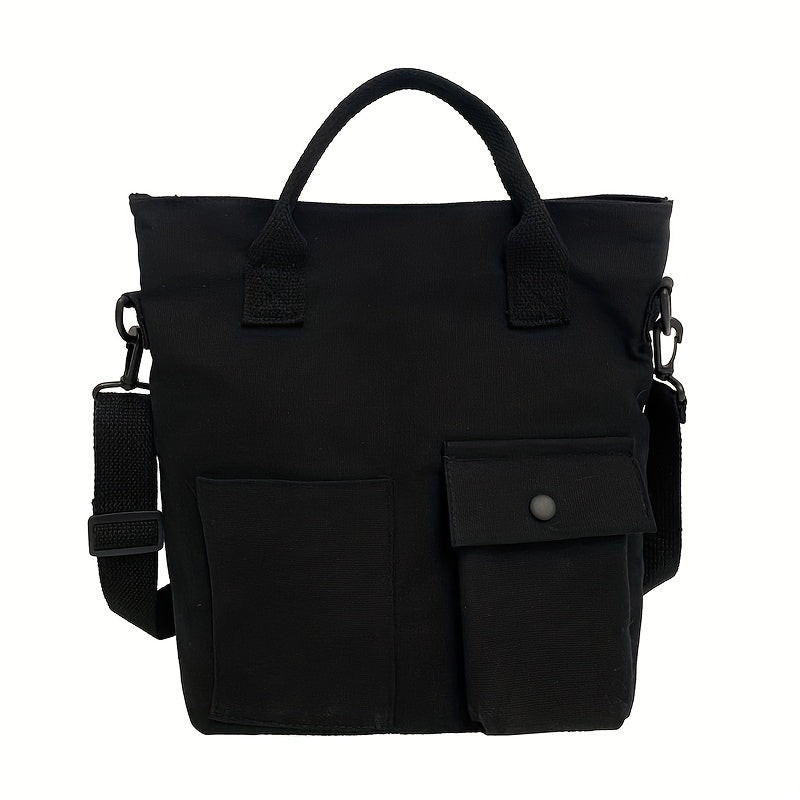 Canvas Tote Bag Women's Handbag Large Capacity Crossbody Purse