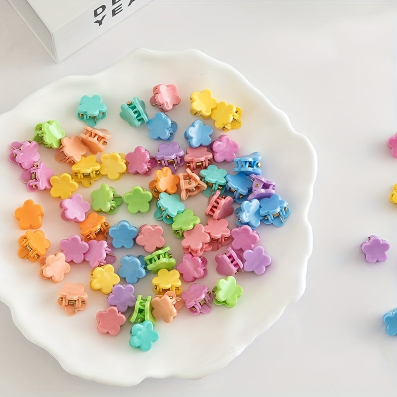 Colorful Flower Hair Claw Sweet Hair Clips Dance Accessories