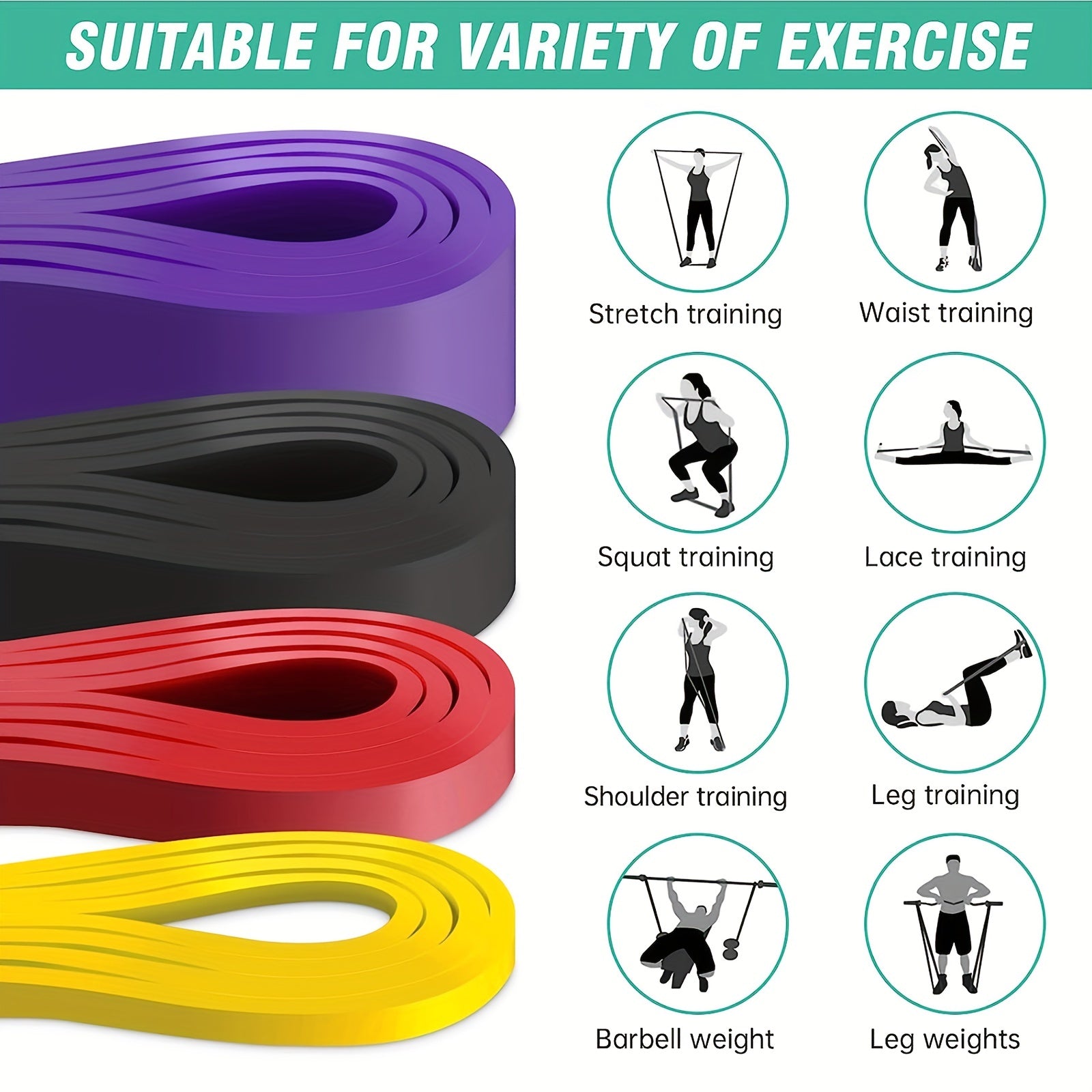 Pull Up Auxiliary Band for Legs & Arms