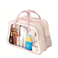 Clear Waterproof Makeup Bag Large Capacity Storage Pouch & Travel Accessories