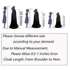 Hooded Cloak Witch Cosplay Costume