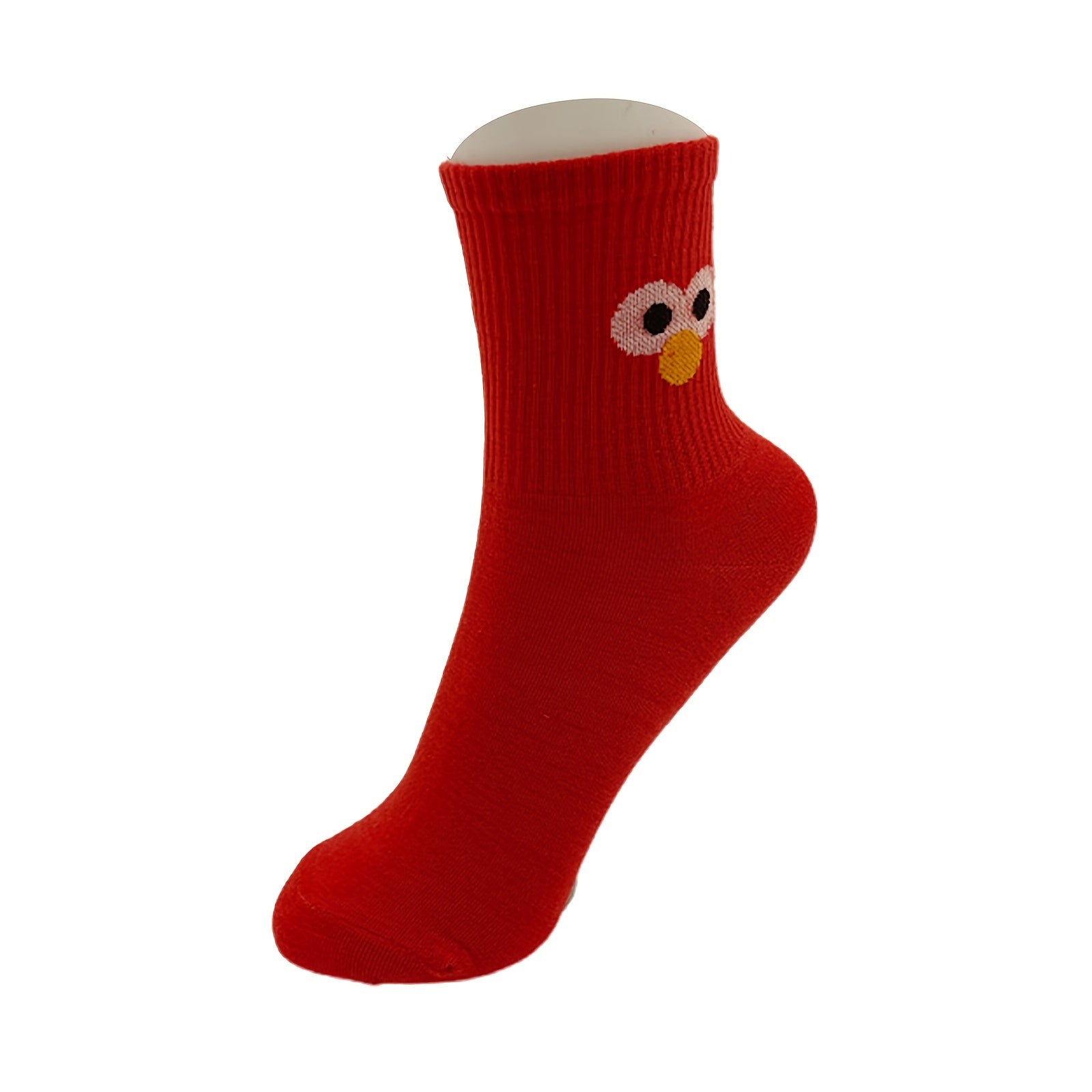 Comfy Bird Pattern Crew Socks for Women