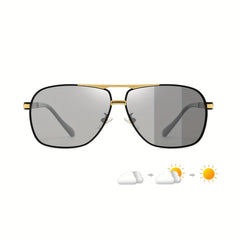 Polarized Photochromic Aviator Sunglasses UV400