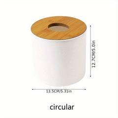 Wooden Tissue Box Stylish Napkin Holder for Home and Office
