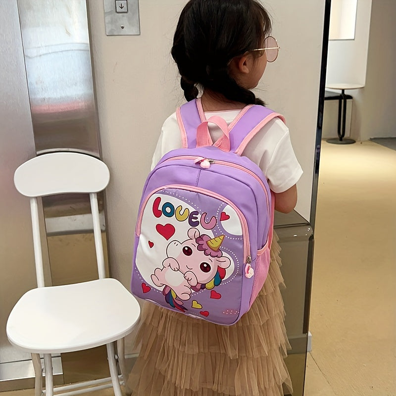 Kids Unicorn School Bag Kindergarten Backpack Spine Protection