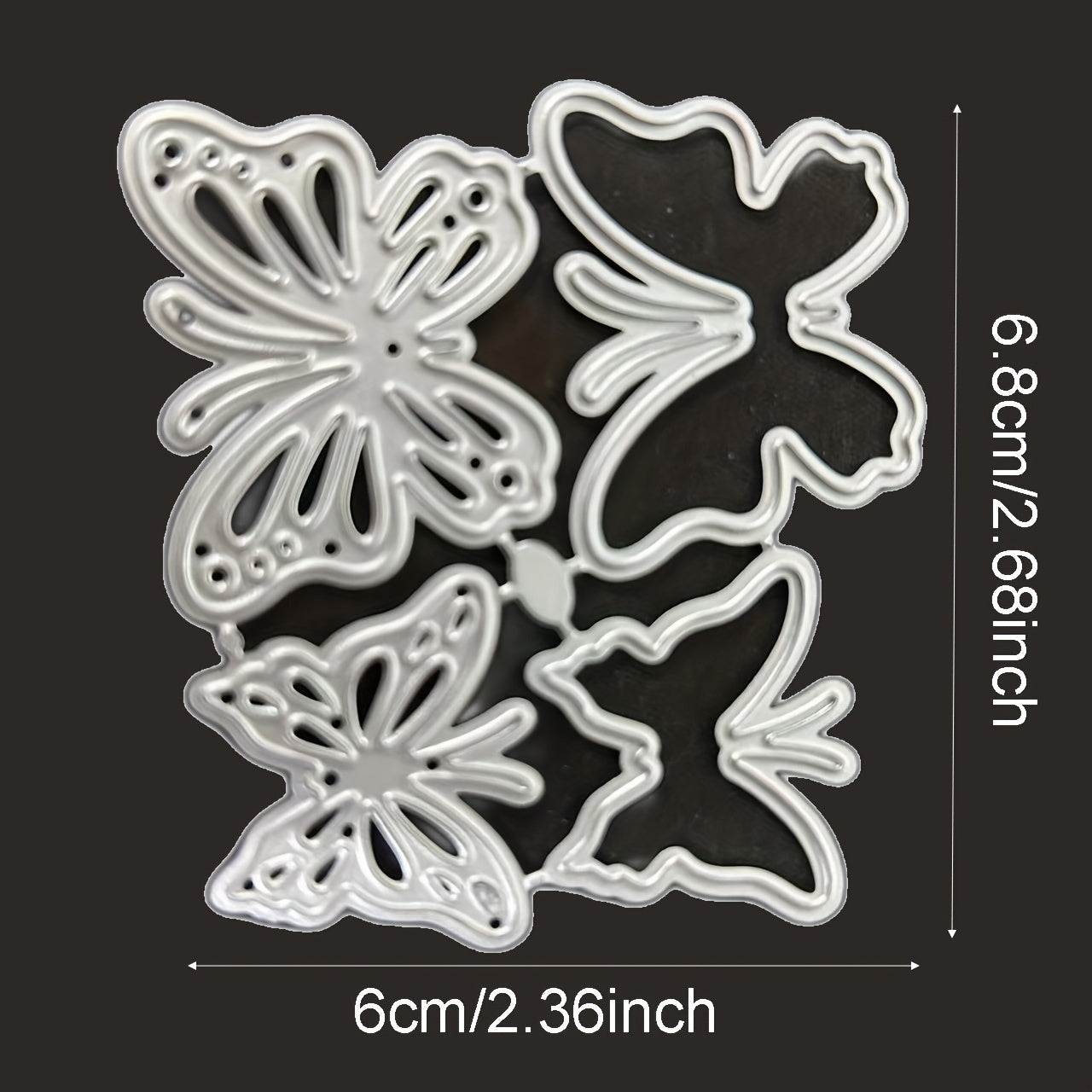 Butterflies Metal Cutting Dies Stencils for DIY Crafts Template Frame Paper