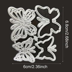 Butterflies Metal Cutting Dies Stencils for DIY Crafts Template Frame Paper