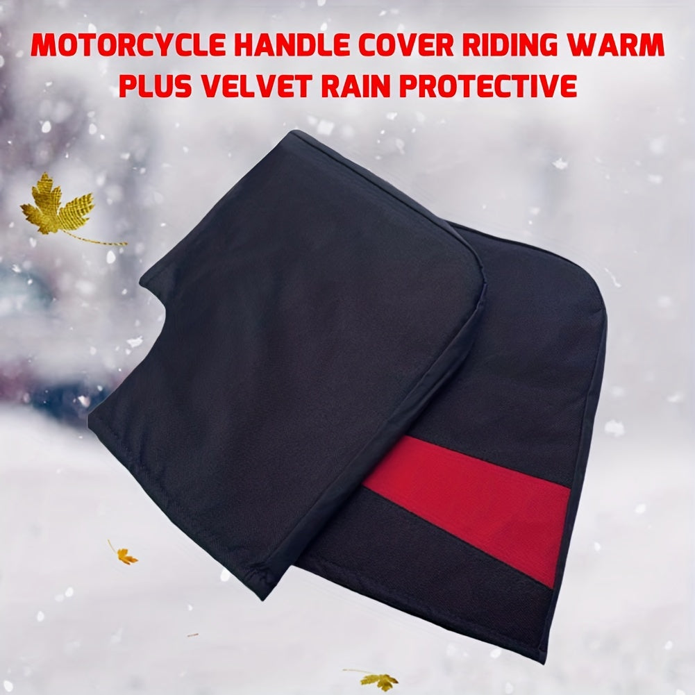 Motorcycle Handlebar Cold Weather Hand Warmer Gloves