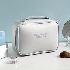 Minimalist Zipper Makeup Zipper Organizer Solid Cosmetic Bag
