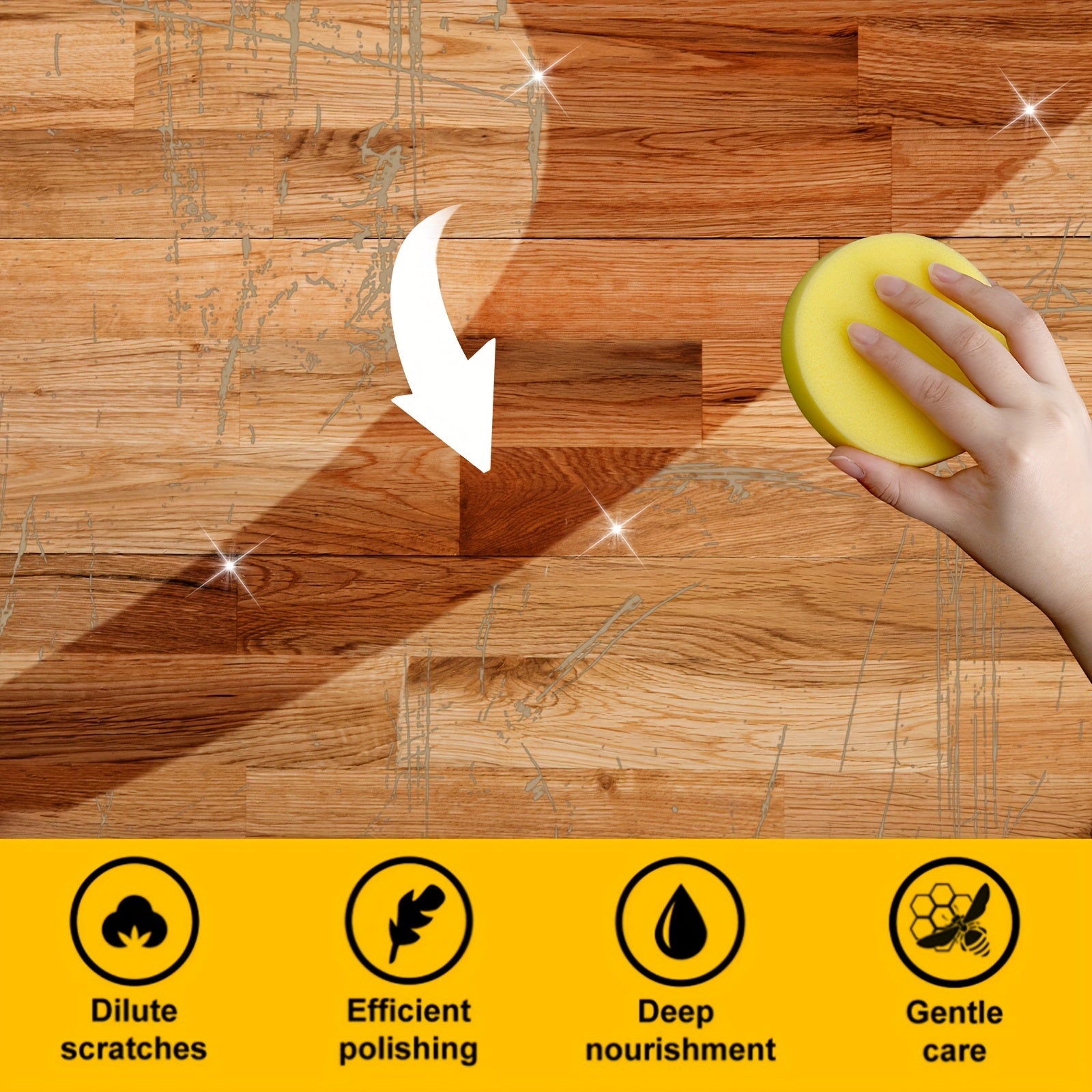 Wood Polishing Beeswax Brightening Care Wax