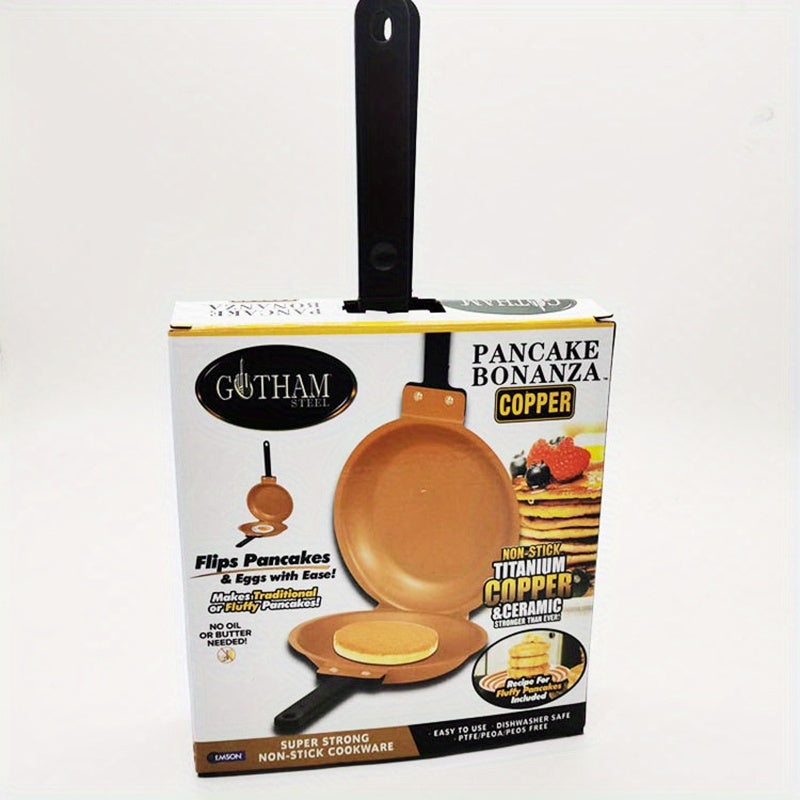 Steel Double Pan Perfect Pancake Maker Nonstick Flip Pan