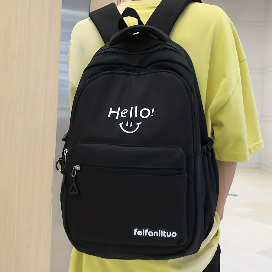 Preppy Style School Backpack for Students