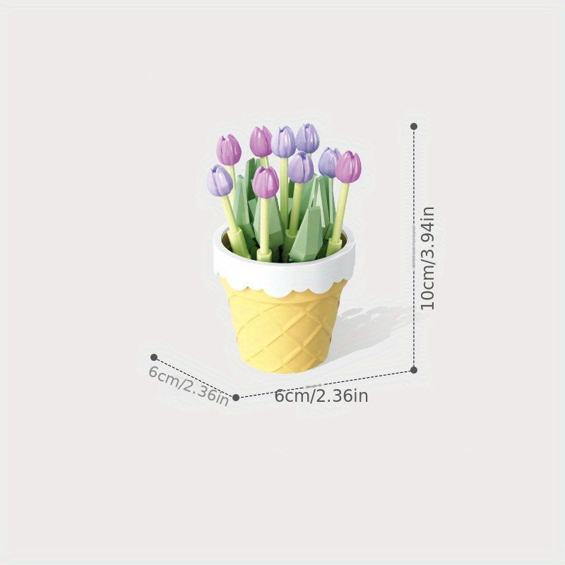 Build a Flower Garden Toy for Desktop Decor