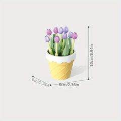 Build a Flower Garden Toy for Desktop Decor