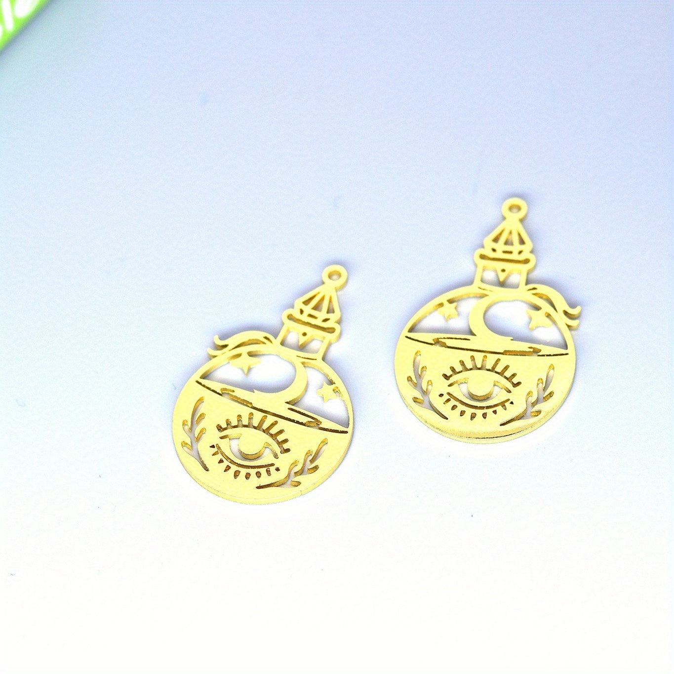 3pcs Vintage Mixed Style Golden Silver Pendant DIY Jewelry Making Accessories
