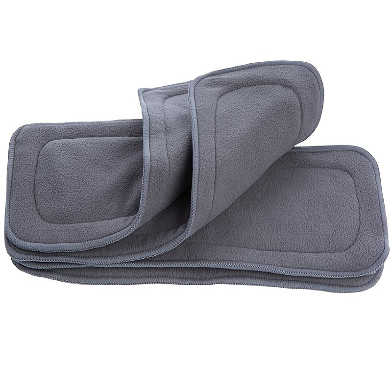 Bamboo Charcoal Baby Diaper 4-Layer Washable & Recyclable Deodorizing Breathable