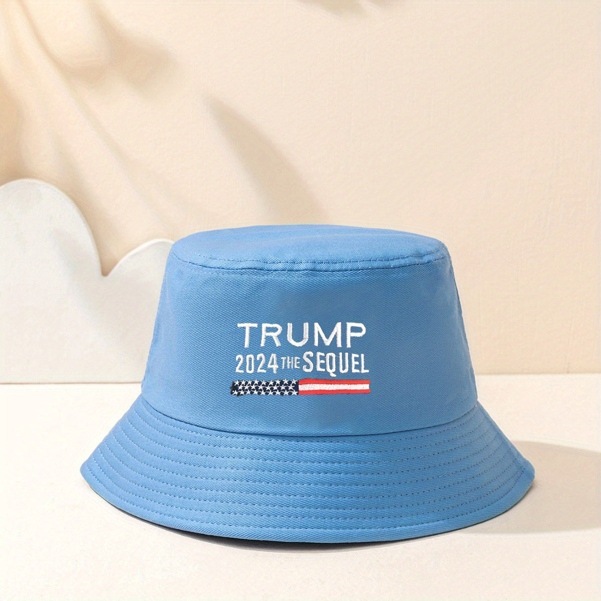 Embroidery Bucket Hat Cotton Sunshade Fisherm