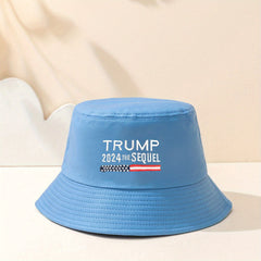 Embroidery Bucket Hat Cotton Sunshade Fisherm