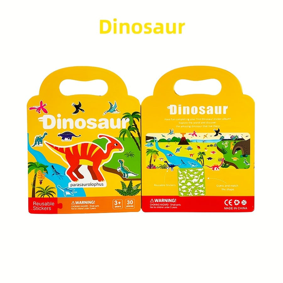 Kids' Waterproof Sticker Activity Book - Winter Year Theme