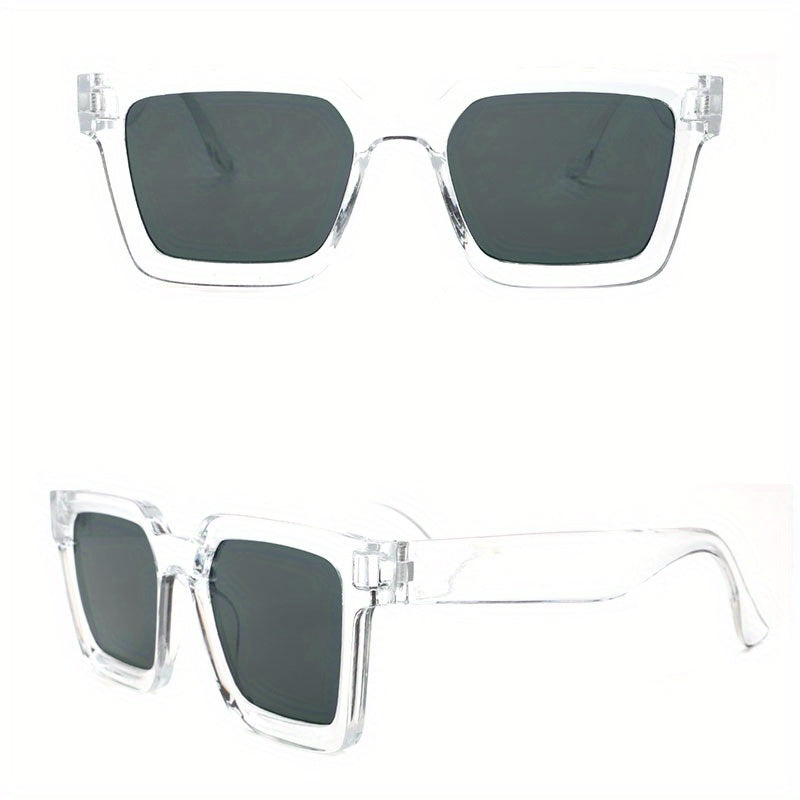 Men's Square Frame Sunglasses Unisex Sports Cycling Beach Photography