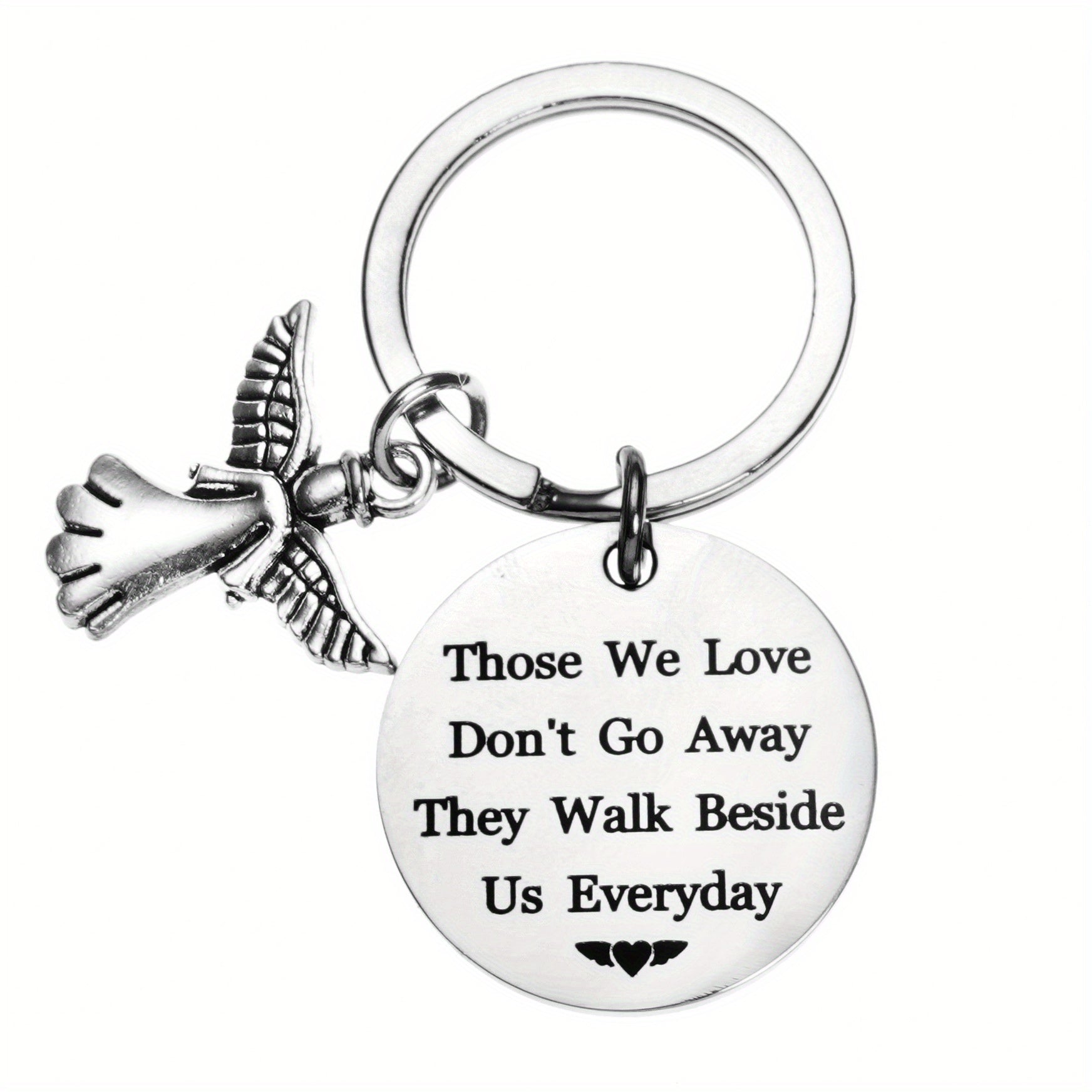 Stainless Steel Keychain for Bags Purses Backpacks - Perfect Gift