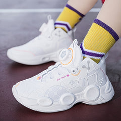 Boys' High Top Basketball Shoes Lightweight & Breathable
