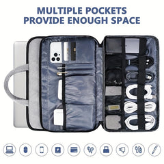 Double Layer Laptop Bag Briefcase Business Commuter
