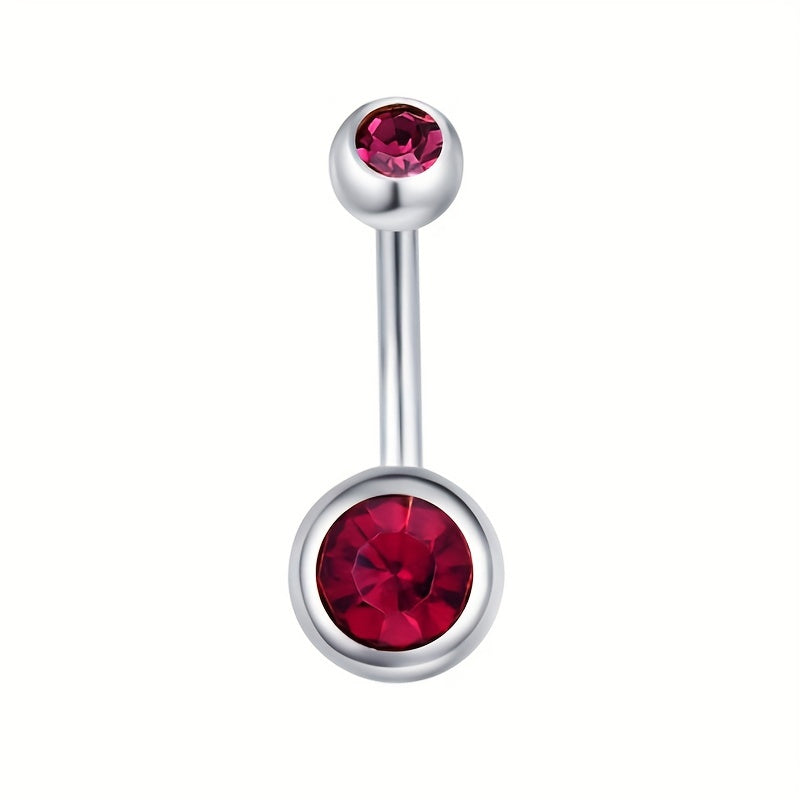 6pcs Surgical Steel 14G Navel Piercing Body Jewelry Men Women