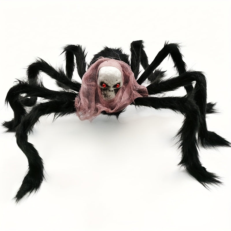 Plush Horror Spider Halloween Ornament