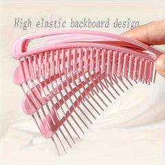 Wet & Dry Hair Comb Fluffy Styling Tangle Nylon Bristles Scalp Massage