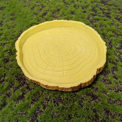 Bark Shaped Feeding Dish for Reptiles Water Basin Food Feeder
